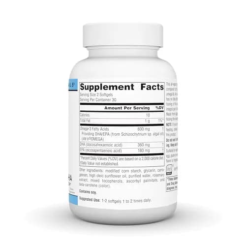 Source Naturals Vegan Omega-3s 300 mg | Vegetarian EPA-DHA for Heart & Brain Support thumbnail 2