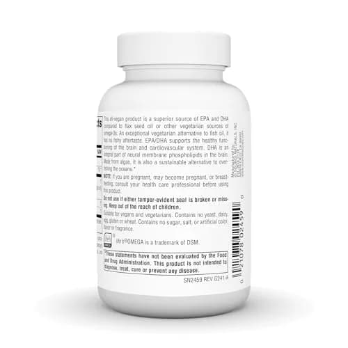 Source Naturals Vegan Omega-3s 300 mg | Vegetarian EPA-DHA for Heart & Brain Support thumbnail 3