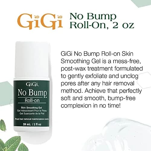 GIGI No Bump Roll-On Ingrown Hair Treatment 59ml (2 fl oz) | Exfoliating Salicylic Acid Gel Roller thumbnail 2