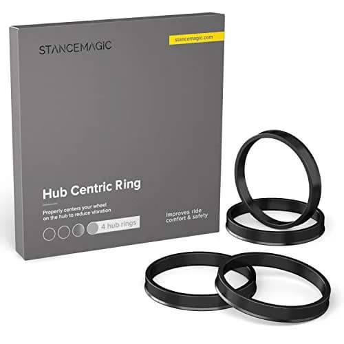 StanceMagic Hubcentric Rings 72.6mm ID to 74.1mm OD (Pack of 4) | Precision Fit for BMW Hubs & Aftermarket Wheels thumbnail 1