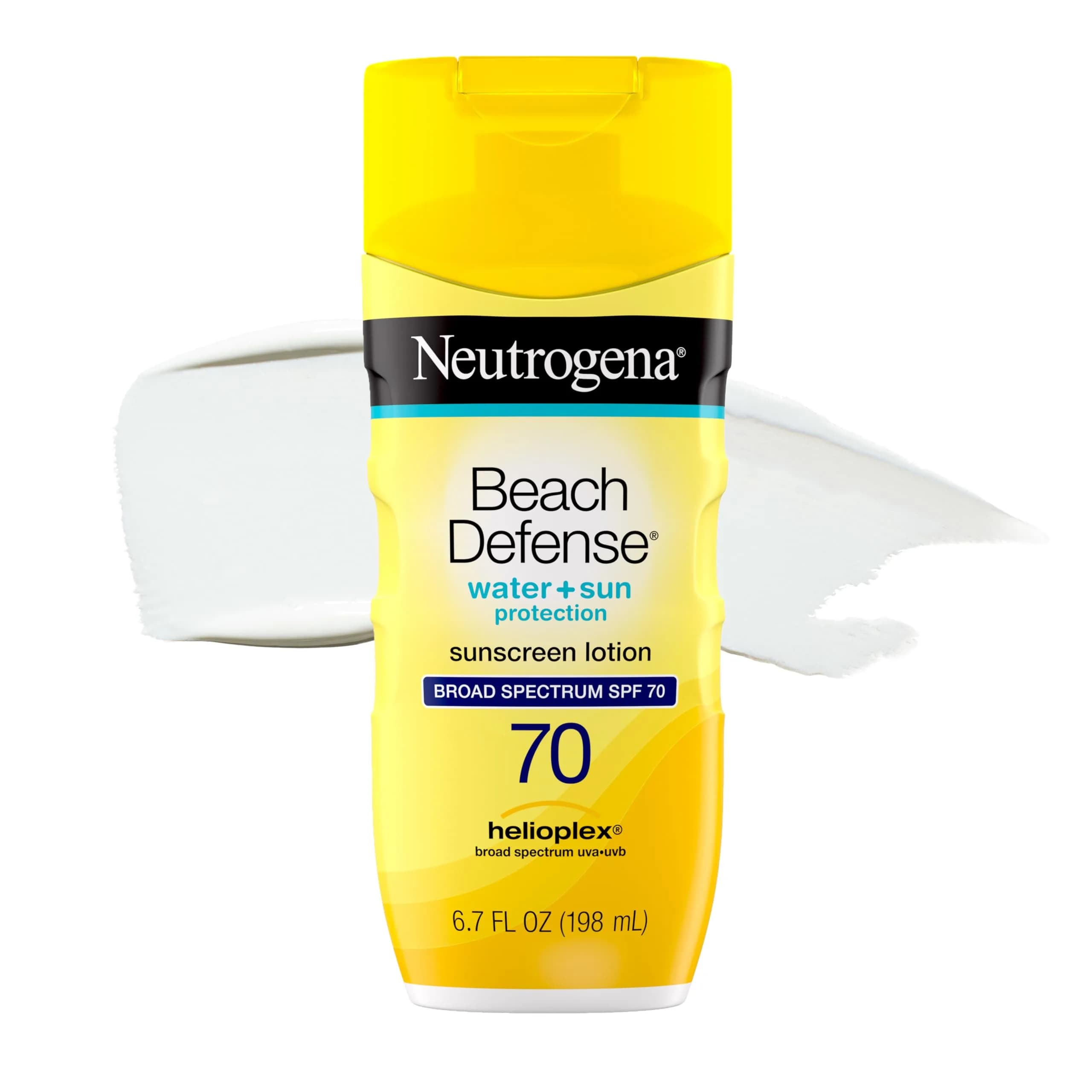 Neutrogena Beach Defense Sunscreen Lotion SPF 70 198ml (6.7 Fl Oz) | Broad Spectrum UVA/UVB Protection - main product image