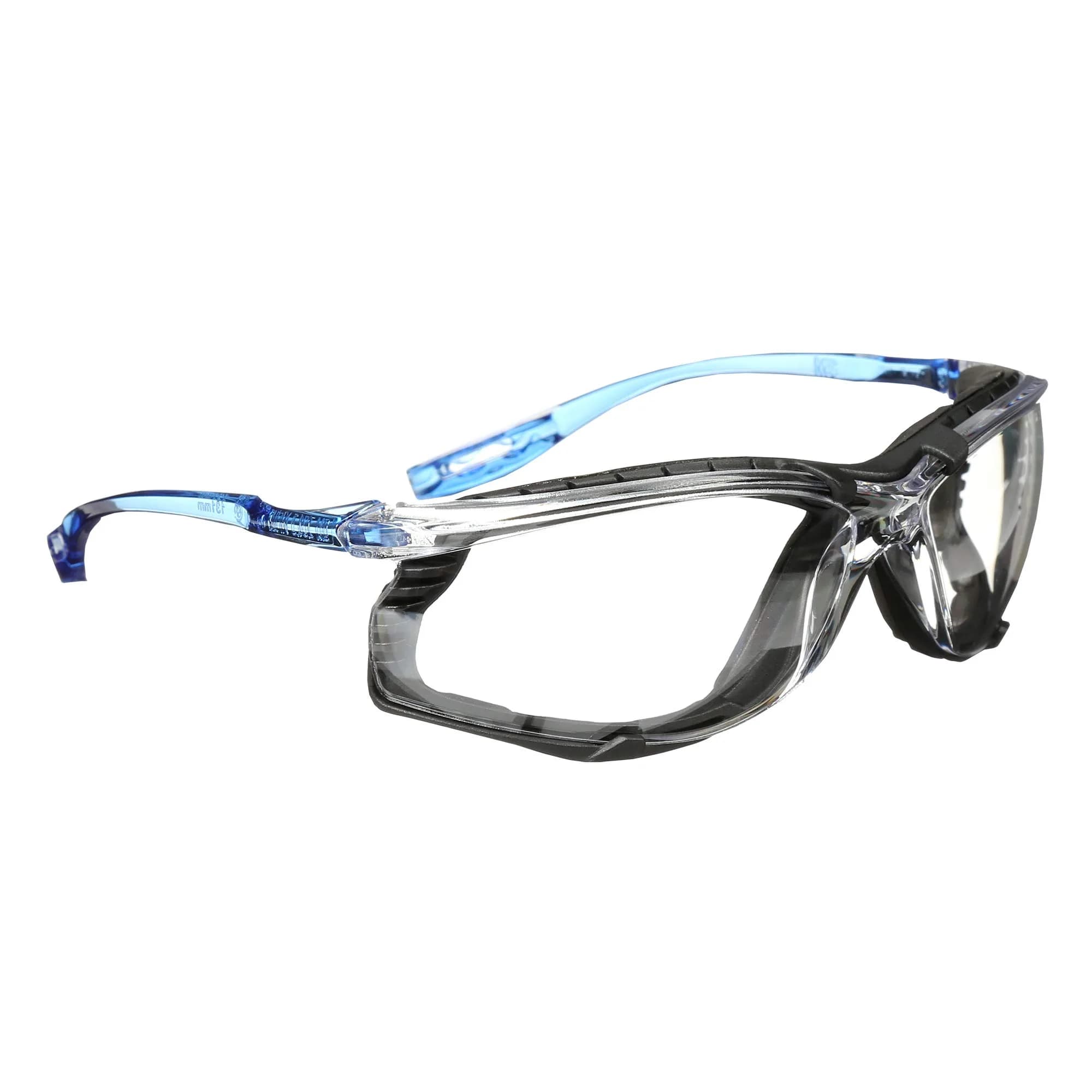 3M Virtua CCS Safety Glasses with Anti-Fog Clear Lens & Foam Gasket | ANSI Z87.1 Certified - main product image