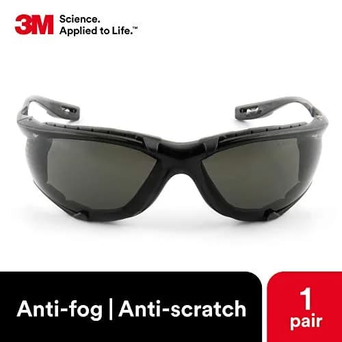 3M Virtua CCS Safety Glasses Gray Lens, 5.6cm x 5.1cm x 2cm | ANSI Z87.1+ Impact Rated, Anti-Fog, UV Protection thumbnail 3