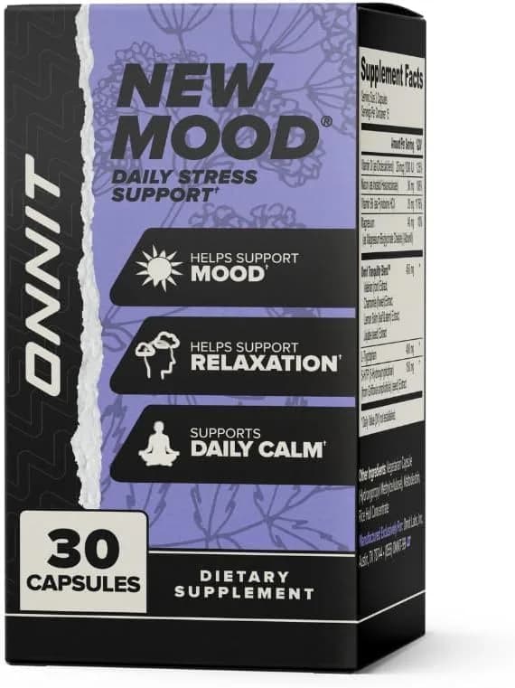 ONNIT New Mood Stress & Sleep Support Supplement with 5-HTP, 30 Count | Mood & Relaxation Aid for Stress & Sleep thumbnail 3