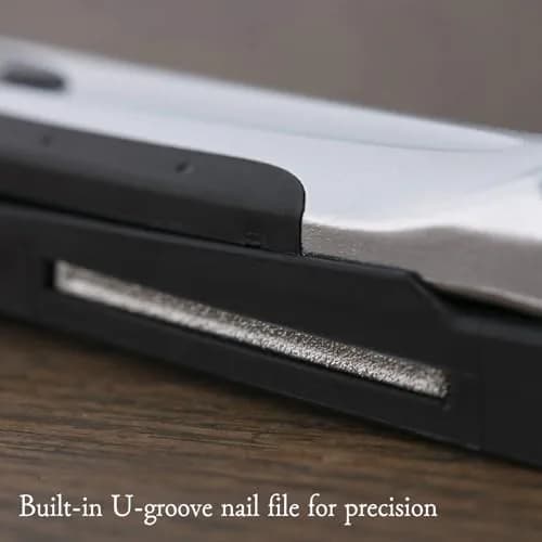 KAI Japanese Nail Clippers with Side Nail File | Made in Japan, Stainless Steel, Heavyweight thumbnail 6