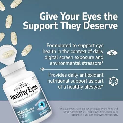 21st Century Healthy Eyes with Lutein 60 Tablets | Vision Support for Screen Time & Aging Eyes thumbnail 3