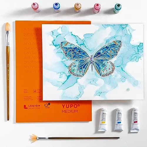 Legion Yupo Synthetic Paper Pad 5" x 7" (12.7 x 17.8 cm) | 10 Sheets Bright White thumbnail 4