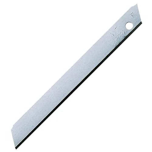 NT Cutter 9mm Solid Blades without Snap-Off Lines, 400-Blade Pack, 3.15 inches (80 mm) | Professional Carbon Tool Steel thumbnail 1
