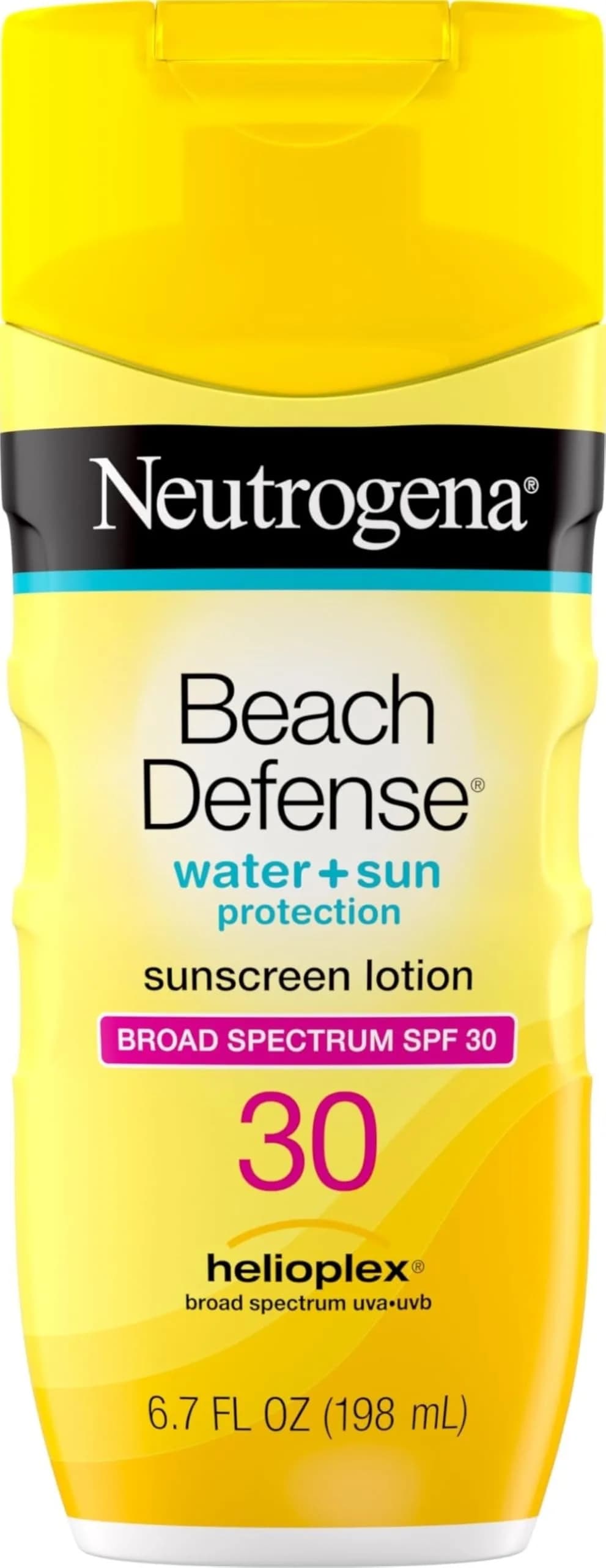 Neutrogena Beach Defense Sunscreen Lotion SPF 30, 200ml (6.7 Fl Oz) | Broad Spectrum UVA/UVB Protection