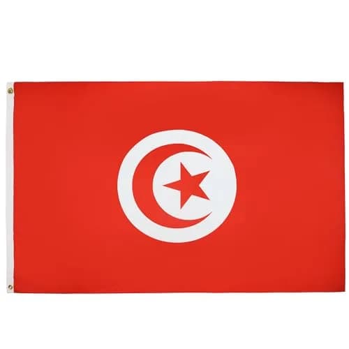 AZ FLAG Tunisia Flag 3x5 ft Light Polyester | Vibrant Indoor Flag for Celebrations thumbnail 1