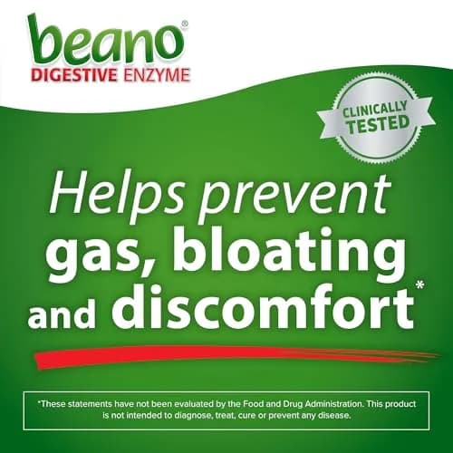 Beano Food Enzyme Dietary Supplement Tablets 30 Count (Pack of 1) | Natural Digestive Support thumbnail 4