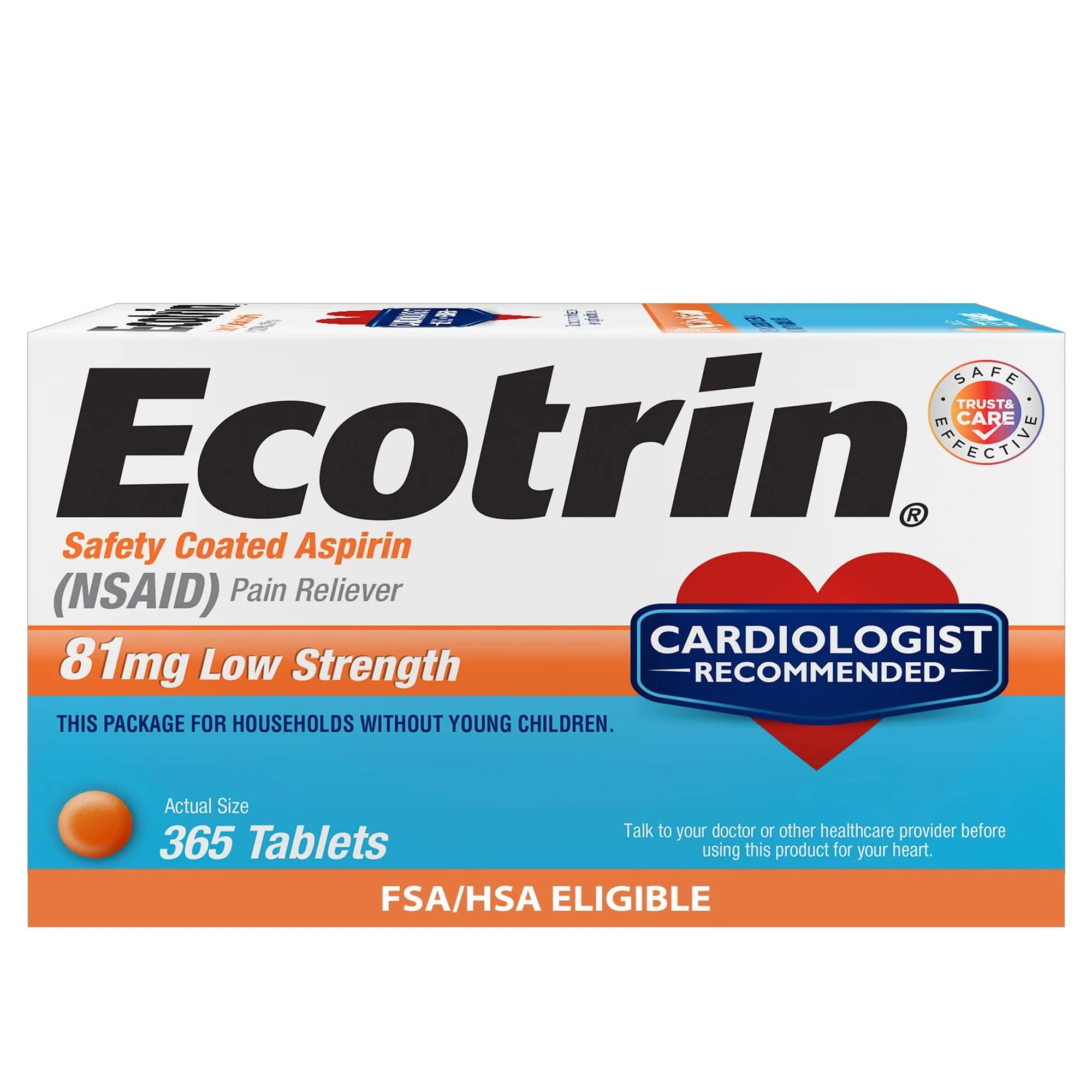 Ecotrin Low Strength Aspirin 81mg