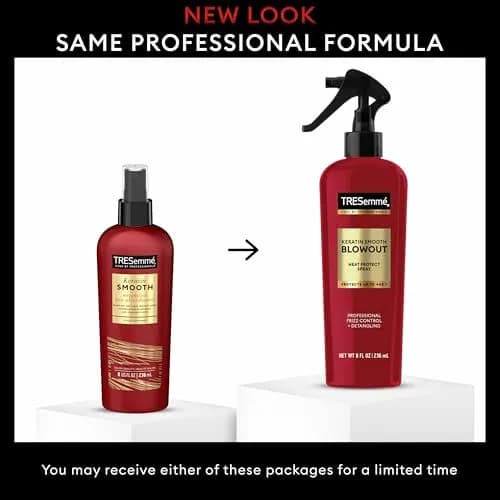 TRESemmé Heat Protection Spray, Keratin Smooth 235ml (8 Fl Oz) | Shields Hair from Heat Up to 450°F thumbnail 2