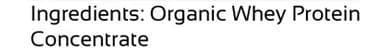 Raw Organic Whey Protein Powder, Grass Fed, Unflavored | 12 oz | 100% USDA Organic, No Fillers, Made in USA thumbnail 5