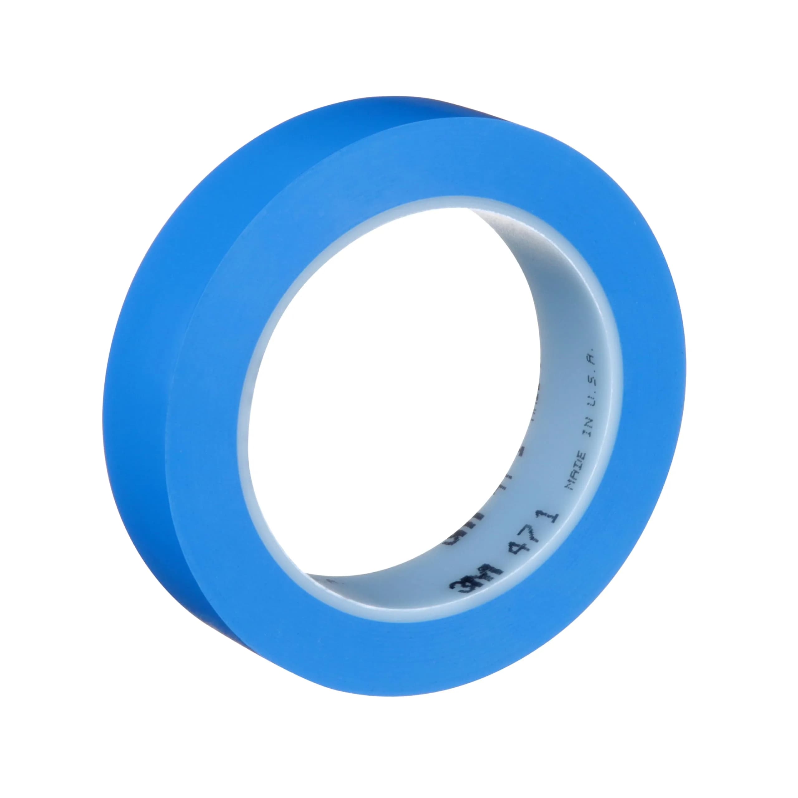 3M Vinyl Tape 471, 2.54 cm x 32.92 m (1 in x 36 yd), Blue | Durable Floor & Safety Marking Tape