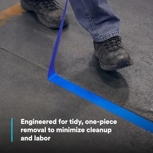 3M Vinyl Tape 471, 7.62 cm x 32.92 m Blue | Durable Floor & Safety Marking Tape thumbnail 4