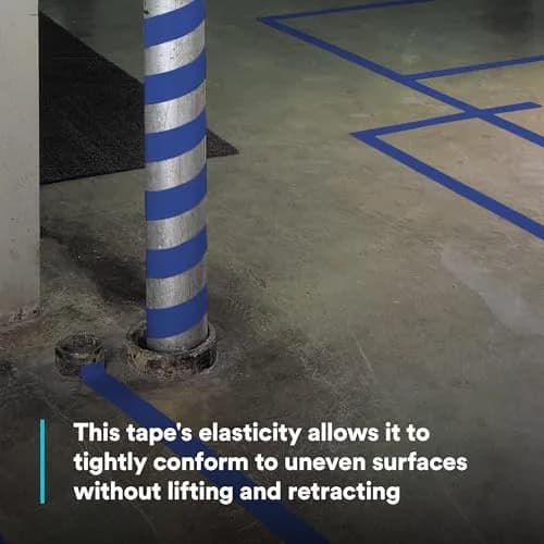 3M Vinyl Tape 471, 7.62 cm x 32.92 m Blue | Durable Floor & Safety Marking Tape thumbnail 5