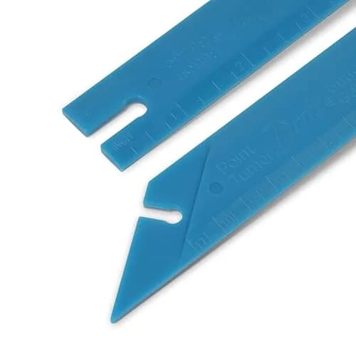 Dritz Button Gauge & Point Turner, 1 Count, Blue | Sewing Tool for Light & Heavy Fabrics thumbnail 2