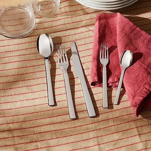 Alessi Ovale 5-Piece Cutlery Set 20 cm (7.87 in) | Designer Ronan & Erwan Bouroullec thumbnail 5
