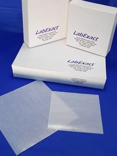 LabExact W44 Cellulose Weighing Paper Sheets 10.16 cm x 10.16 cm (4 x 4 Inches) | Nitrogen-Free, Non-Absorbing, High-Gloss, Pack of 500 thumbnail 4