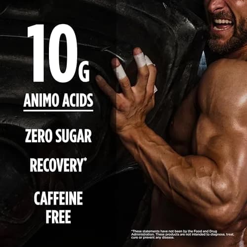 BSN Amino X Recovery Powder with BCAAs, Fruit Punch, 1kg (35.84oz) | Stimulant-Free Muscle Recovery & Endurance Support thumbnail 4