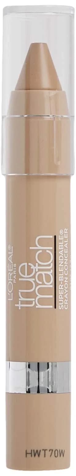 L'Oreal Paris True Match Super Blendable Crayon Concealer, Light/Medium Neutral, 0.003 kg (0.1 oz) | Customizable Coverage for All Skin Types thumbnail 2
