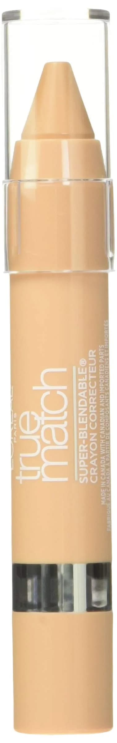 L'Oreal Paris True Match Super Blendable Crayon Concealer Light/Medium Warm 0.1 oz | Customizable Coverage for Blemishes thumbnail 3