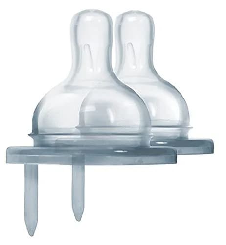 Pura Kiki Bottle Replacement Nipple 2-Pack | Medical-Grade Silicone, Anti-Colic, NonPlastic, Suitable for Babies 3+ Months thumbnail 1