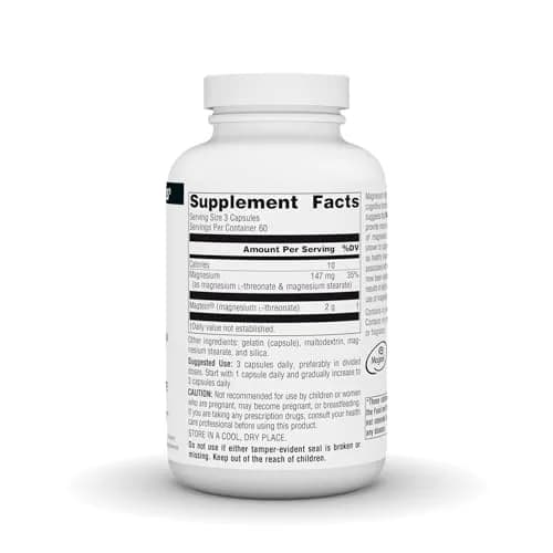 Source Naturals Magtein Magnesium L-Threonate 667mg | Supports Brain & Memory thumbnail 2