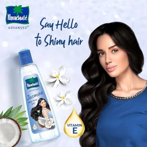Parachute Advansed Jasmine Enriched Coconut Hair Oil 300ml (10.1 Fl Oz) | Nourishes Scalp, Strengthens Hair thumbnail 3