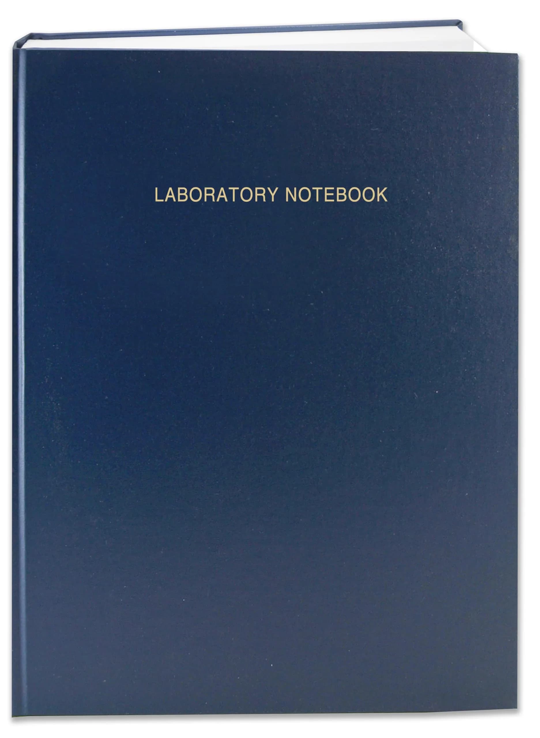 BookFactory Lab Notebook Blue | 96 Pages, Hardbound, 8.8 x 11.25 in, 0.25" Grid Format - main product image