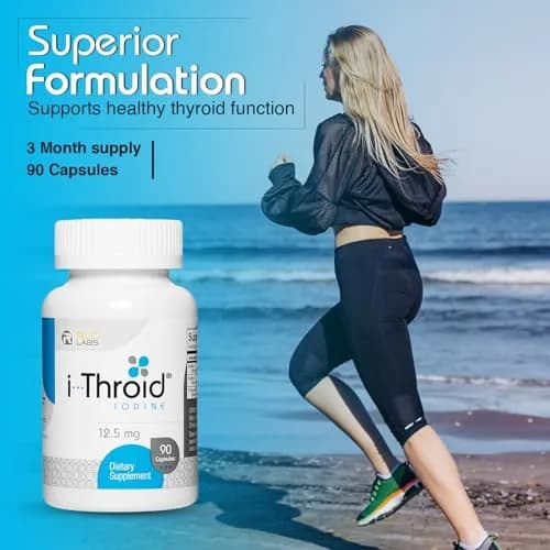 RLC Labs i-Throid 12.5 mg | Thyroid Support for Hypothyroidism thumbnail 3