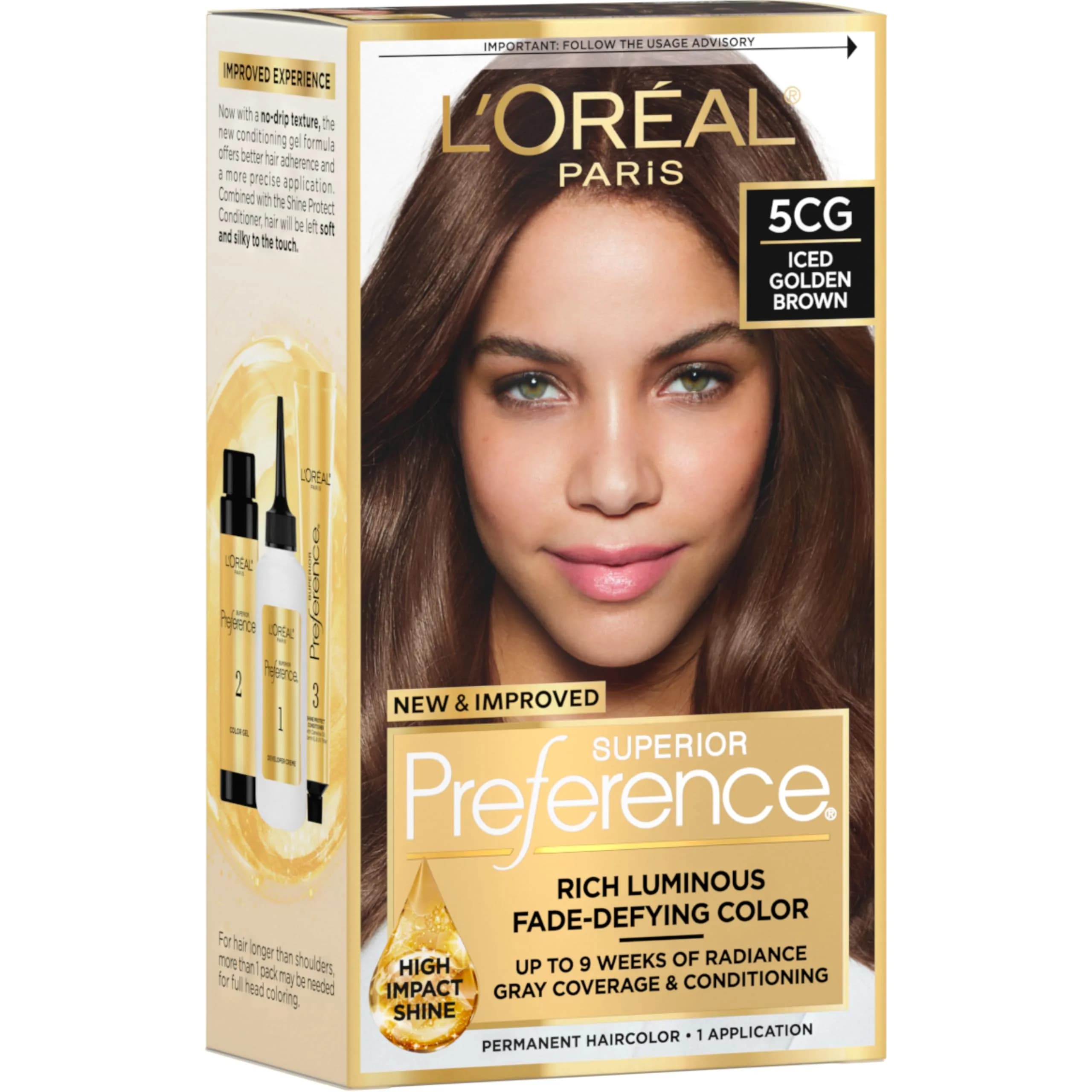 L'Oreal Paris Superior Preference Permanent Hair Color - Ultra Light Ash Brown, 1 Count