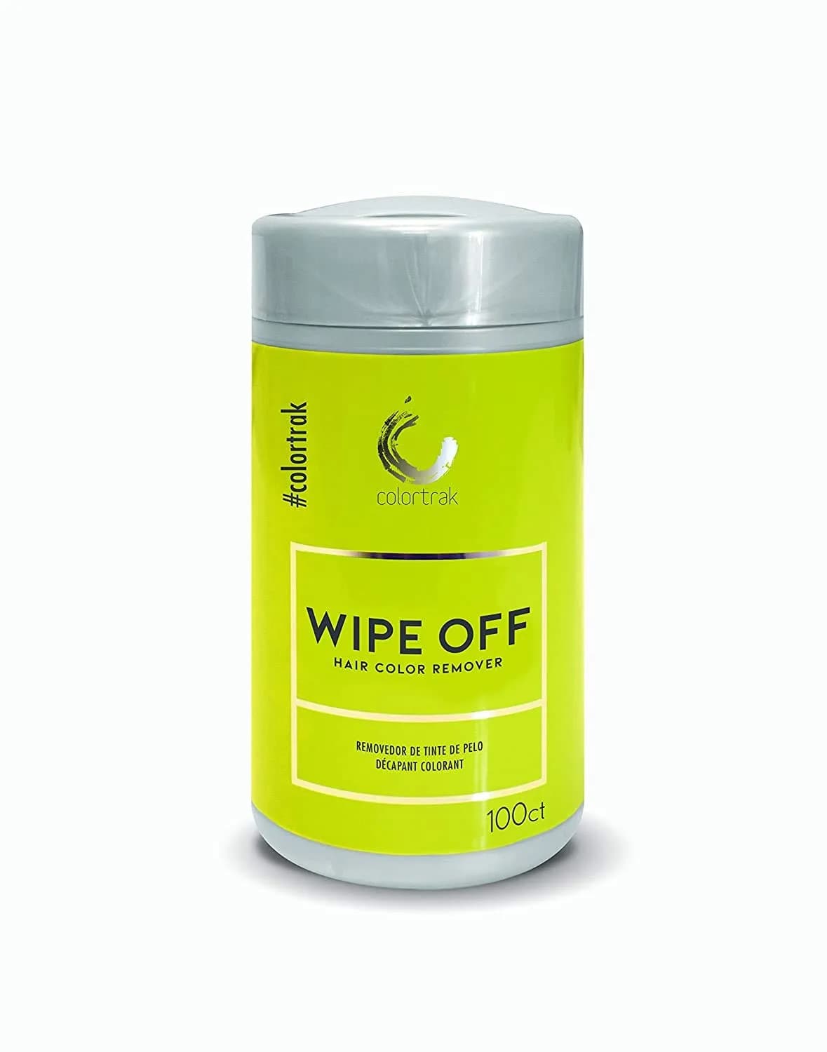 Colortrak Gentle Hair Color Remover Wipes, Moist, Non-irritating Towelettes, Formulated with Aloe, Easily Remove Hair Color Stains from Skin, Convenient Canister, 100 Wipes — 100 Wipes