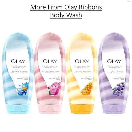 Olay Moisture Ribbons Plus Body Wash Shea Butter & Manuka Honey 532ml (18 fl oz) | Deeply Conditioning for All Skin Types thumbnail 5