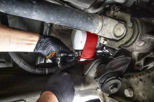 GEARWRENCH Heavy-Duty Oil Filter Strap Wrench 3/8" & 1/2" Drive | Up to 9" Diameter | Heavy Duty Nylon & Forged Steel thumbnail 9