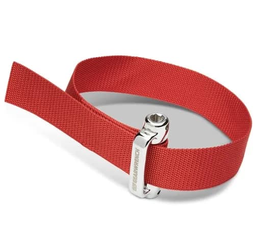 GEARWRENCH Heavy-Duty Oil Filter Strap Wrench 3/8" & 1/2" Drive | Up to 9" Diameter | Heavy Duty Nylon & Forged Steel thumbnail 2