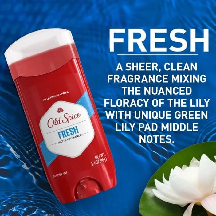 Old Spice High Endurance Aluminum Free Deodorant for Men, Fresh Scent, 6 oz (Pack of 2) | 48-Hour Odor Protection thumbnail 8
