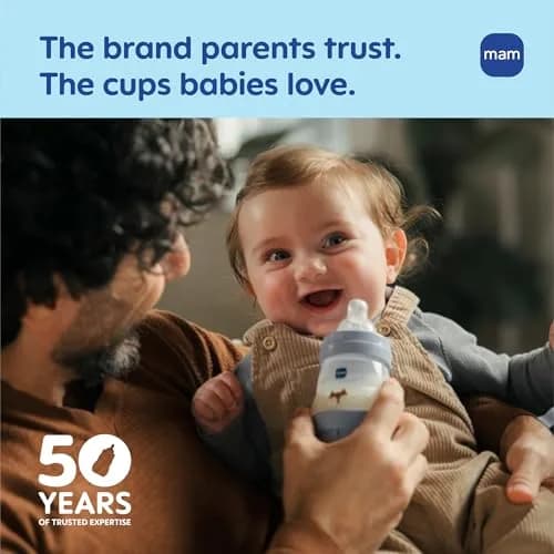 MAM Trainer Sippy Spill-Proof Cup 237ml (8 oz) | Transition Cup 4+ Months thumbnail 5