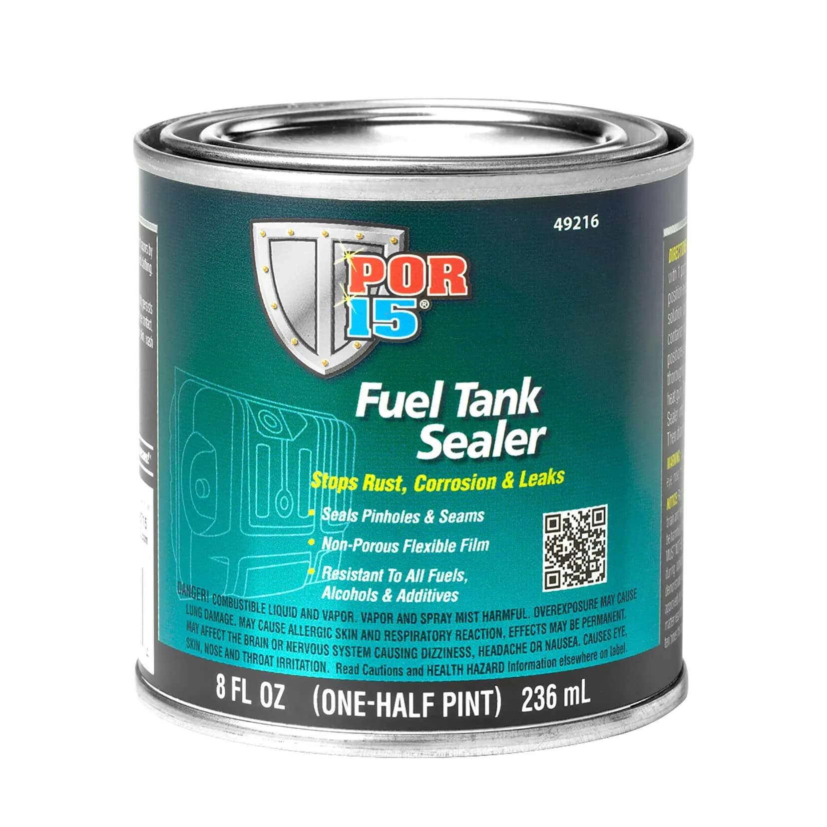 POR-15 Fuel Tank Sealer 237ml (8 Fl Oz) | Stops Rust, Corrosion, Leaks - main product image