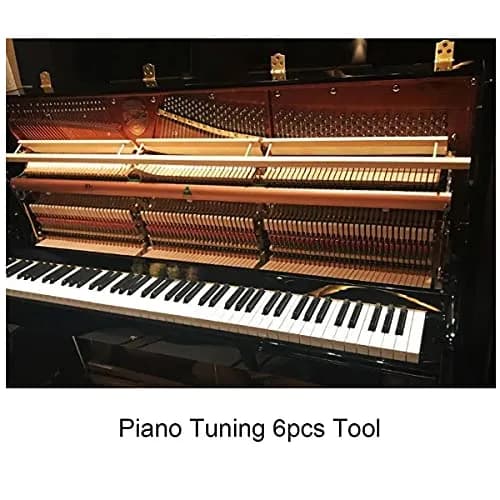 Ecloud Shop Piano Tuning Kit with L-Shape Hammer, Rubber Mutes & Temperament Strip | 6-Piece Set thumbnail 5