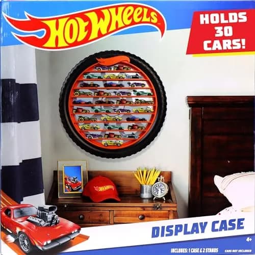 Tara Toys Hot Wheels 30 Car Display Case | Holds 30 Cars, 1:64 Scale, Portable Plastic Organizer thumbnail 1