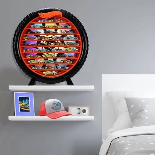 Tara Toys Hot Wheels 30 Car Display Case | Holds 30 Cars, 1:64 Scale, Portable Plastic Organizer thumbnail 3