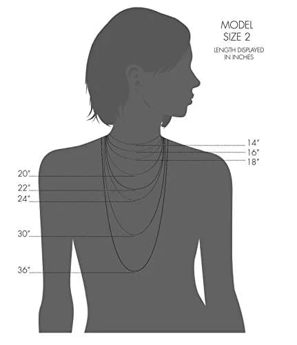 Kooljewelry 10k White Gold Rope Chain Necklace 16 inches (40 cm) | Elegant & Durable for Women thumbnail 6