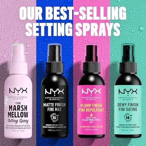 NYX PROFESSIONAL MAKEUP Makeup Setting Spray - Matte Finish, Vegan Formula | Long-Lasting Face Mist for 16HR Wear thumbnail 7