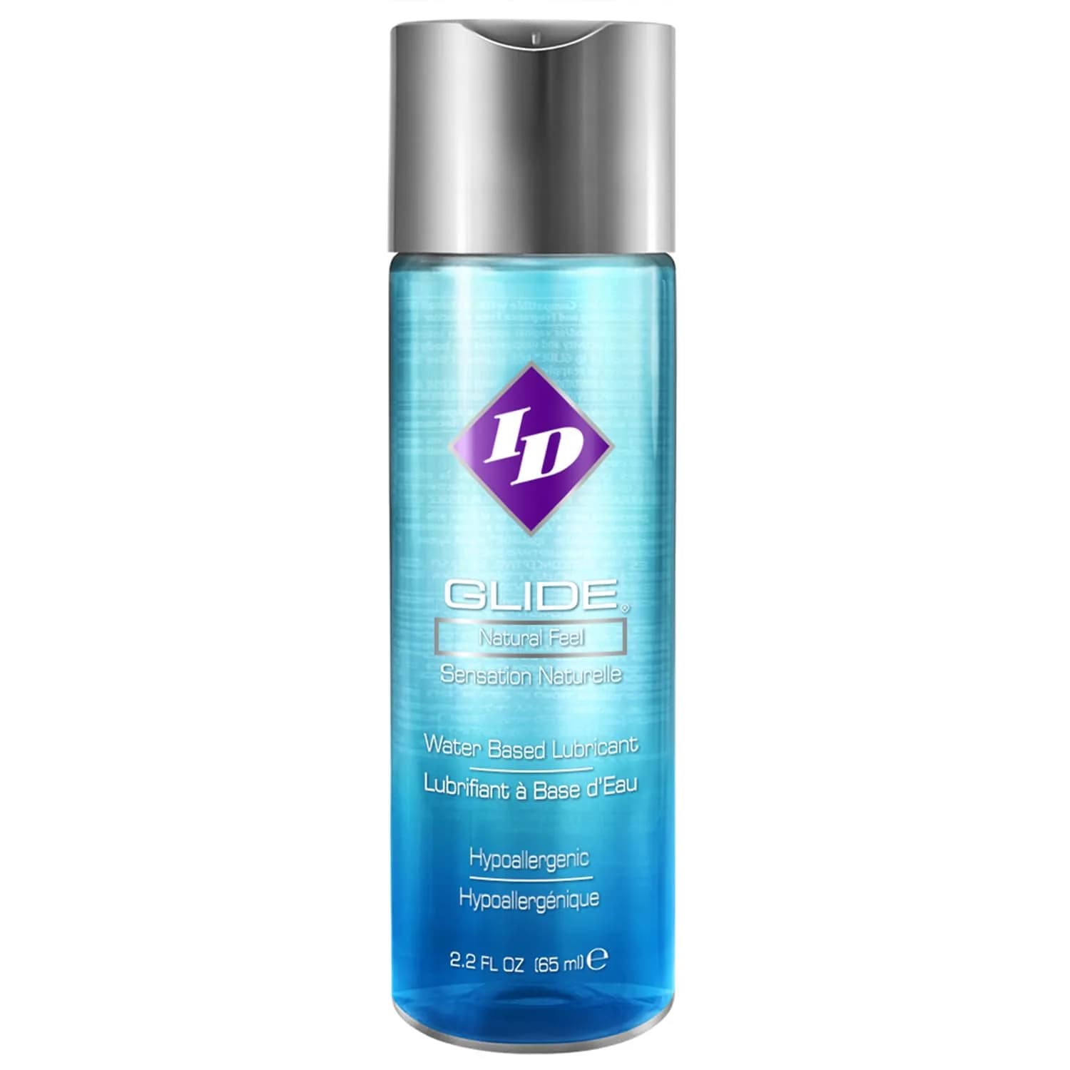 ID Lubricants ID Glide 2.2 fl oz Water Based Personal Lubricant Hypoallergenic for Men Women & Couples | Natural Feel - main product image