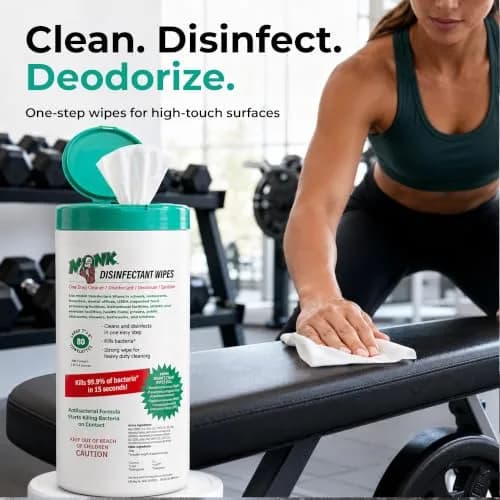 Monk Disinfecting Wipes 80 Count | Heavy Duty Surface Disinfectant for Commercial & Home Use thumbnail 2