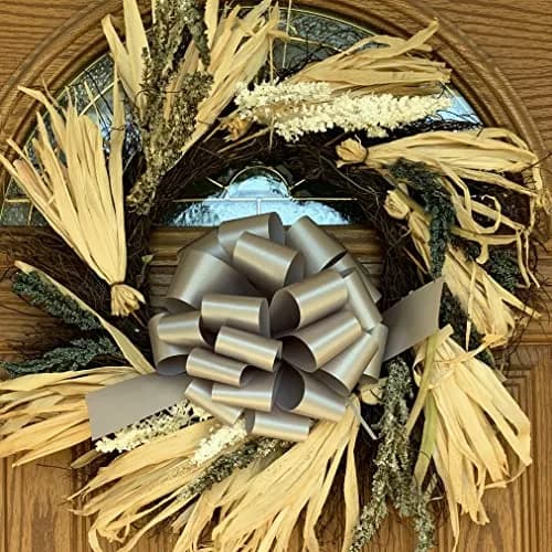 GiftWrap Etc. Large Silver Gift Pull Bows 9 Inch (22.86 cm) | Easy to Use, Reusable, Perfect for Large Gifts thumbnail 2