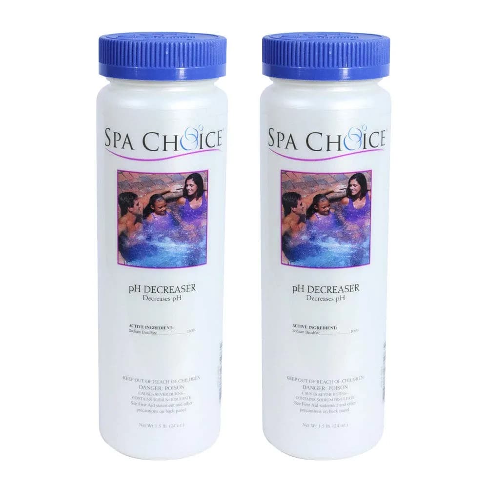SpaChoice pH Decreaser 1.5-Pounds 2-Pack | Water pH & Alkalinity Adjustment