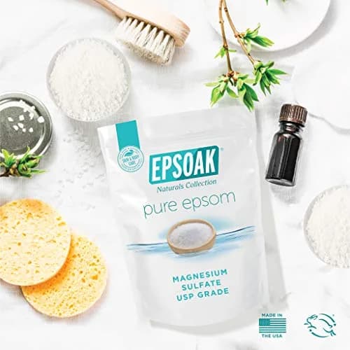Epsoak Epsom Salt 2 lb (907 g) Magnesium Sulfate USP | Cruelty-Free Certified Bath Soak thumbnail 3